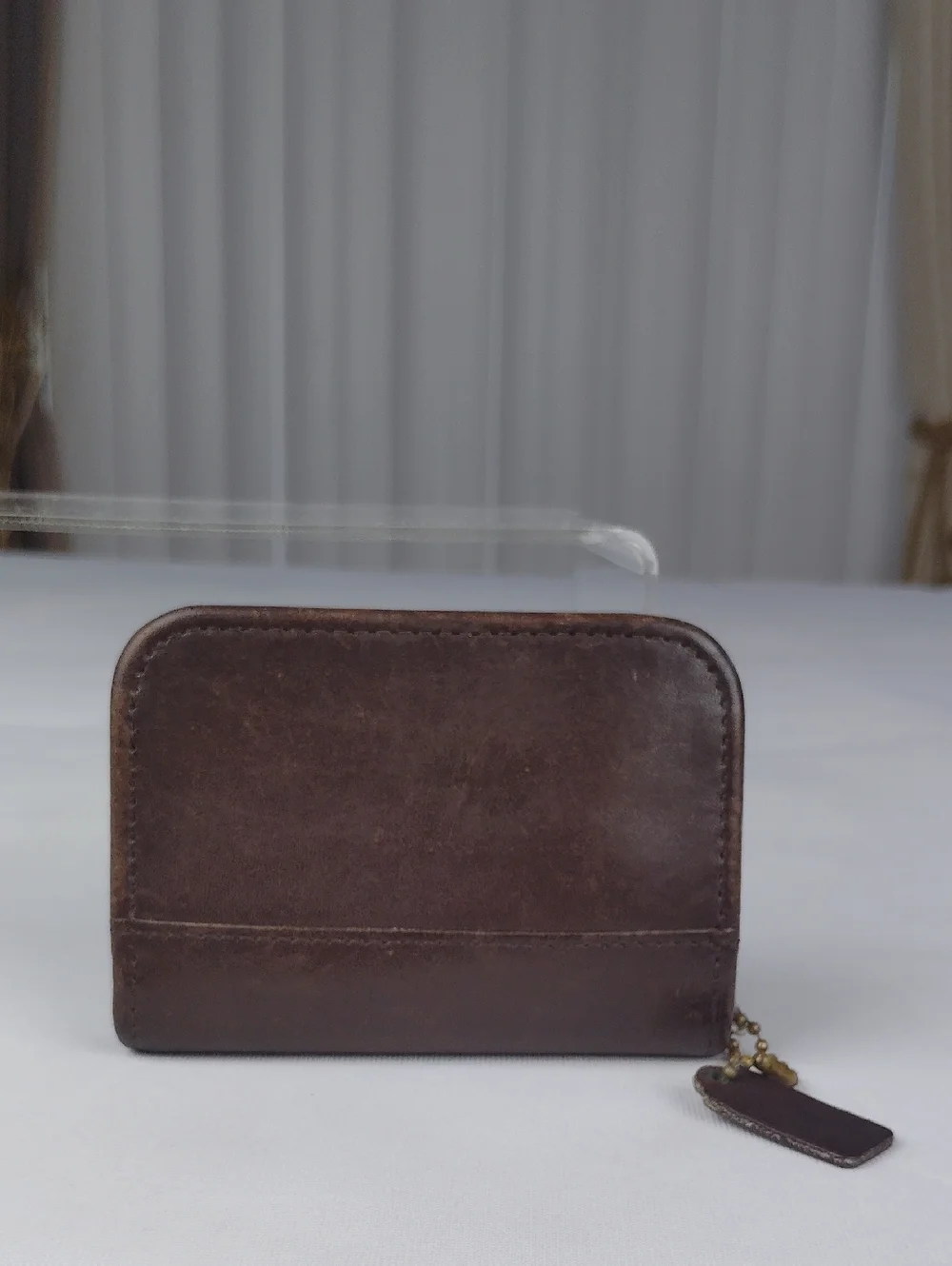 Coach Vintage Brown Leather Zip Wallet. - Picture 3 of 15